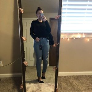 High Rise Levi’s 501 Skinny Jeans (non-stretch)